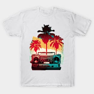 Boomboxing Beach vintage T-Shirt